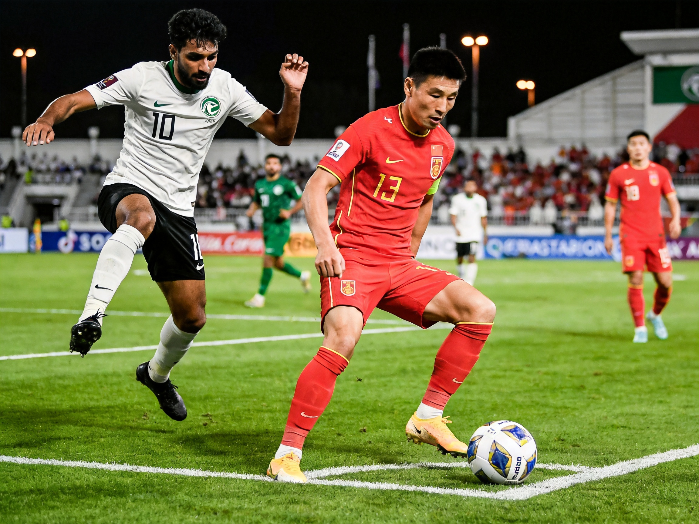 彩神vl 世界杯预选赛：中国队2-0沙特 赛事报道
